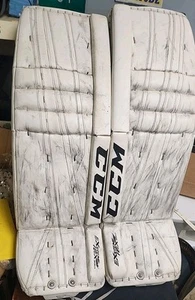 Almohadillas de portero intermedias CCM Extreme Flex II 860 35+2 blancas, equipo de hockey - Imagen 1 de 13