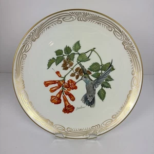 Edward Marshal Boehm Blue-Throated Hummingbird Collectible Plate - Boxed - Picture 1 of 9