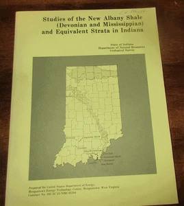 GEOLOGY PALEONTOLOGY INDIANA NEW ALBANY SHALE DEVONIAN MISSISSIPPIAN BOUNDARY - Picture 1 of 1
