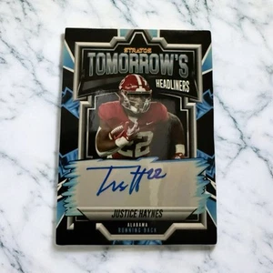 Justice Haynes 2024 Stratos Tomorrow’s Headliners Autograph Michigan RB - Picture 1 of 2