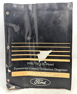 2005 Ford 650 750 6.0L Diesel Powertrain Control Emissions Diagnostic Manual - Picture 1 of 11