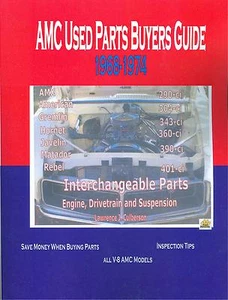 69 70 71 72 74 AMC AMX 1968 -Javelin-Hornet manual de intercambio - Imagen 1 de 1