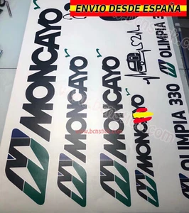 Kit Adhesivas Decal stickers Vinilos Caravana Moncayo Joven Oro Olimpia - Imagen 1 de 4