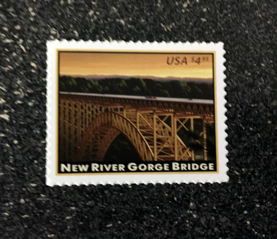 USA2011 #4511 $4.95 New River Gorge Bridge - Priority Mail  Mint NH *SMALL FLAW* - Image 1 of 1