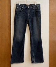 Big Star Maddie Mid Rise Bootcut Jeans Size 31