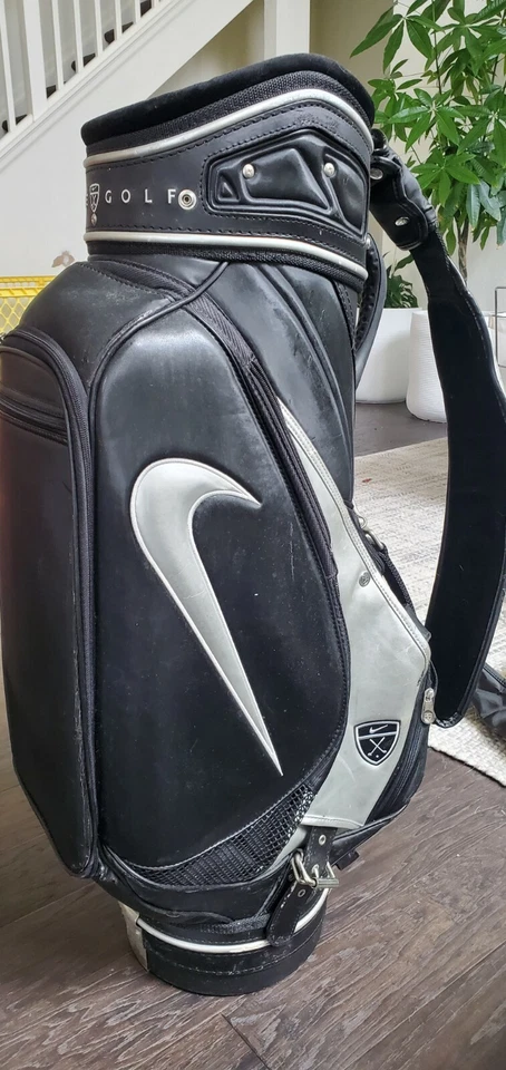 NIKE Golf 5路黑色带雨罩包  — 第 1/4 张图片