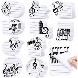 10Pcs/Set Music Note Sticky Notes Writing Memo Pad Message Paper Stationery - Picture 1 of 7