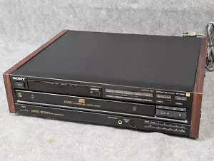 Sony CDP-C8ESD CD Player 5 Disc Carousel Changer, Beautiful Shape, See Video - Picture 1 of 24