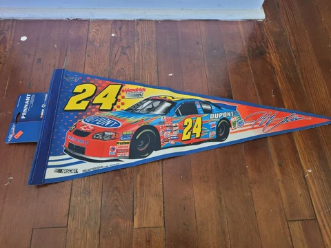 NEW Vintage Jeff Gordon #24 2001 NASCAR  Pennant WinCraft Made In USA Cover