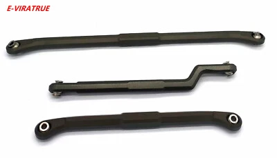 E-VIRATRUE Hard Anodized 7075Aluminum Front Steering Link Rods For SCX6 1/6 - Image 1 of 3
