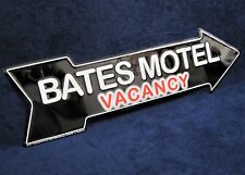 BATES MOTEL Arrow -*US MADE*- Embossed Metal Sign - Man Cave Garage Bar Decor