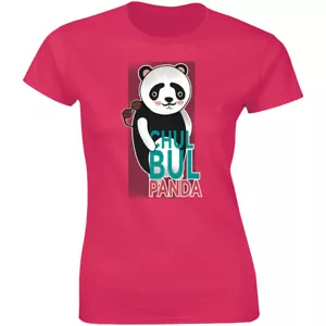 Chul Bul Cute Giant Panda - Funny Birthday Gift Women's Premium T-shirt Tee - Picture 1 of 4