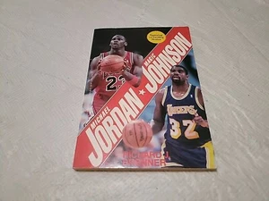 Michael Jordan Magic Johnson 1989 Book Richard J. Brenner Bulls/Lakers Vintage - Picture 1 of 4