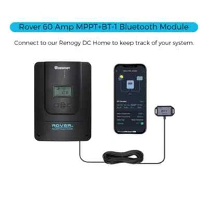 Renogy Rover 60A MPPT Solar Charge Controller 12/24/36/48V Regulator w Bluetooth - Picture 1 of 4