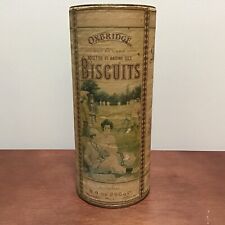 Vintage Oxbridge Butter Biscuits Hazelnut & Raisin Empty Container England