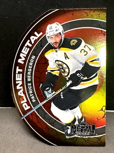 Patrice Bergeron 2016-17 Fleer Showcase Metal Universe Planet Metal #PM11 Bruins - Picture 1 of 2
