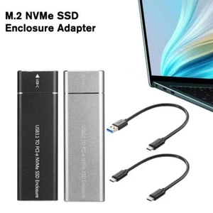 USB Type C M.2 NVMe SSD USB 3.1 10Gbps Enclosure Case NEW Converter Adapter 9CV7 - Afbeelding 1 van 16