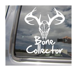 Bone Collector Deer Skull - Elk Hunter Hunting Car Vinyl Decal Sticker 04289 - Picture 1 of 2