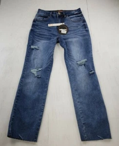 Dollhouse Jeans Damen 7/8 kurz blau roher Saum destroyed 25x25 gemessen - Bild 1 von 12