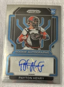 Panini Prizm 2022 - Autógrafos de novato Silver Prizm #RA-PH Payton Henry (AU, RC) - Imagen 1 de 2