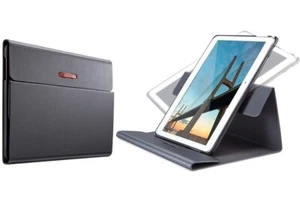 Custodia Logic Rotating Folio custodia smart cover per Samsung Galaxy Tab 4 10.1 - Foto 1 di 6