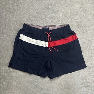 TOMMY HILFIGER Herren Badehose Badeshorts Gr. M Beach Shorts Logo 12215 Blau - Bild 1 von 7