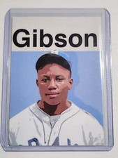 Josh Gibson Artist Signed Baseball Art Card 2/10