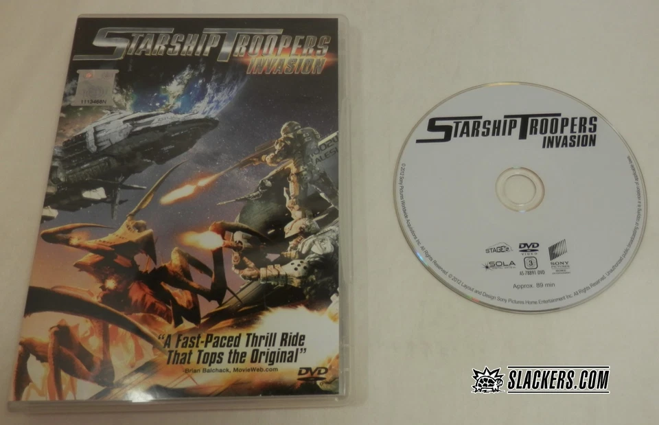 STARSHIP TROOPERS Invasion ANIMATION Sci-Fi Action REGION 3 DVD Foto 1 de 1