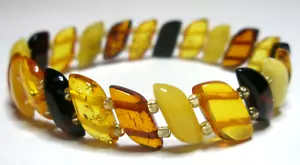 PULSERA DE ÁMBAR BÁLTICO GENUINA - Imagen 1 de 4