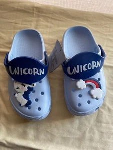 Toddler Little Kids Unicorn Shower Pool Slide Sandals Non-Slip Summer Slippers - Picture 1 of 4