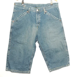 LEVIS ENGINEERED BLUE DENIM SHORTS 1091 MEN'S W40'' L17'' - Picture 1 of 6