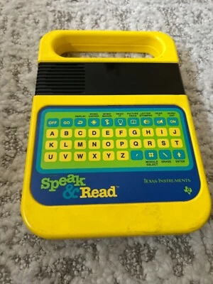 Texas Instruments Speak and Read Learning Toy 1980's  Vintage - Image 1 of 2