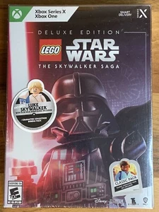LEGO Star Wars Skywalker Saga Deluxe Ed Xbox Series X Xbox One W/excl Minifig! - Picture 1 of 4