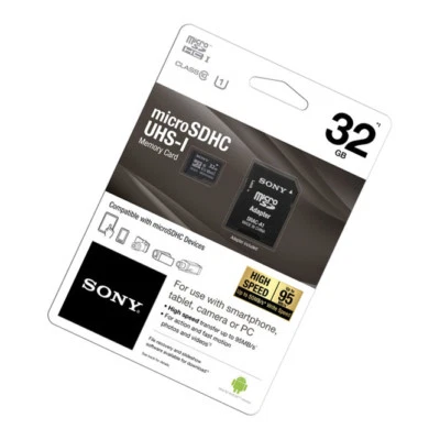 Sony 32G micro V10 4K Ultra HD best SD card for PJ675 PJ670 PJ540 PJ275 cam - Image 1 of 3