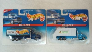 1996 Hot Wheels, 2 HAULERS, Recycle America & Team Racing Truck, 65743 - Bild 1 von 5