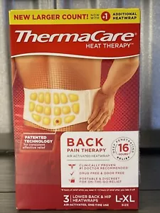 ThermaCare L/XL Heat Wraps Lower Back and Hip 9 Count (3x3 Boxes) Exp 9/2026 - Picture 1 of 3