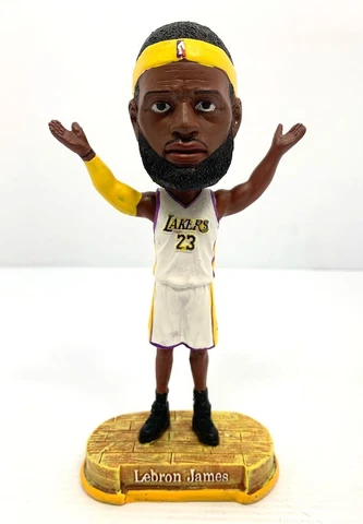 Lebron James Los Angeles Lakers Chalk Toss Bobblehead NBA Basketball - NEW NIB Cover