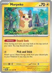 Pokemon Morpeko - SV06: Twilight Masquerade 072/167 Uncommon - Picture 1 of 1