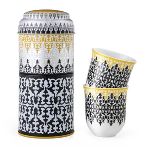 Eusamex Geschenkset Geschirr Porzellan Espressobecher Dosen 902112 Orient - Picture 1 of 1