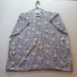 JJJ Scrubs 3xl Snowman Scrubs - Picture 1 of 6