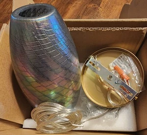 Glass Pendant Lights Kitchen Island, Handcrafted Blown Art - Picture 1 of 4