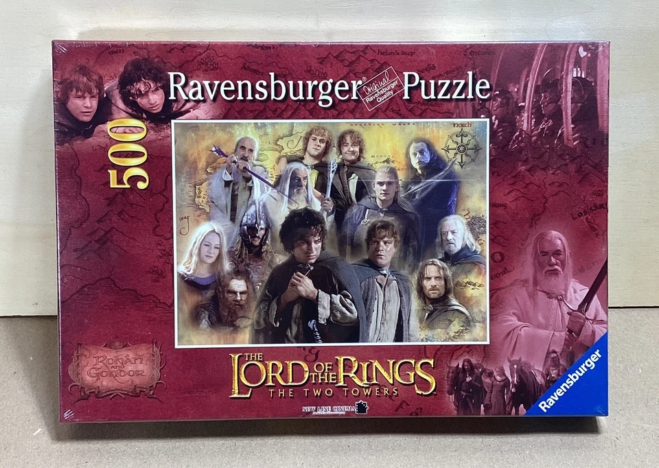 Ravensburger Lord of the Rings Jigsaw Puzzle 500 Pieces The Two Towers Vintage - Image 1 of 4