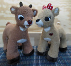 Rare Vintage Rudolph And Clarice Plush From Build A Bear Workshop  16 Inch Long