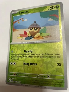 Pokemon TCG - S&V: Temporal Forces - Reverse Holo - Seedot - 003/162 - Picture 1 of 2