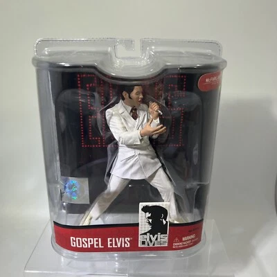 6-дюймовая экшн-фигурка Элвиса Пресли McFarlane Toys Gospel 2008 запечатанная новая #ML - Изображение 1 из 4