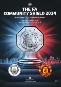 FA COMMUNITY SHIELD 2024 Manchester United v Man City PRE-ORDENA tu programa - Imagen 1 de 1