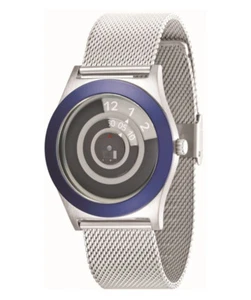 GENUINE 01 THE ONE SPINNING WHEEL AN06G08 COOL DESIGN FASHION WATCH MESH BAND - Picture 1 of 1