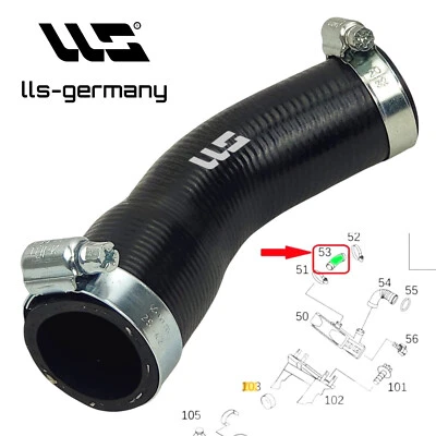 Turboschlauch Ladeluftschlauch für SMART Fortwo Coupe 0.8 CDI A 6601410104 - Bild 1 von 4