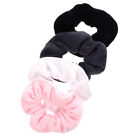 4 Pcs Water Absorption Plush Hair Ring Hairbands For Scrunchy