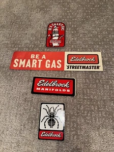 Racing Decals Sticker Lot Of 4 Different Edelbrock - Picture 1 of 1